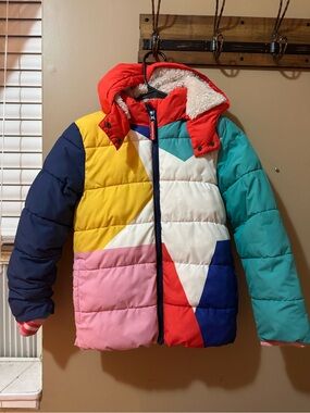 BODEN Puffer Jacket Multicolor